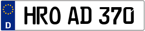 Truck License Plate